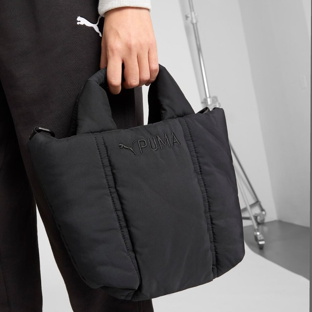 PUMA Puffer Y2K Streetwear Quilted Mini Tote Bag - 942588-01 - BRAND NEW (V2)
